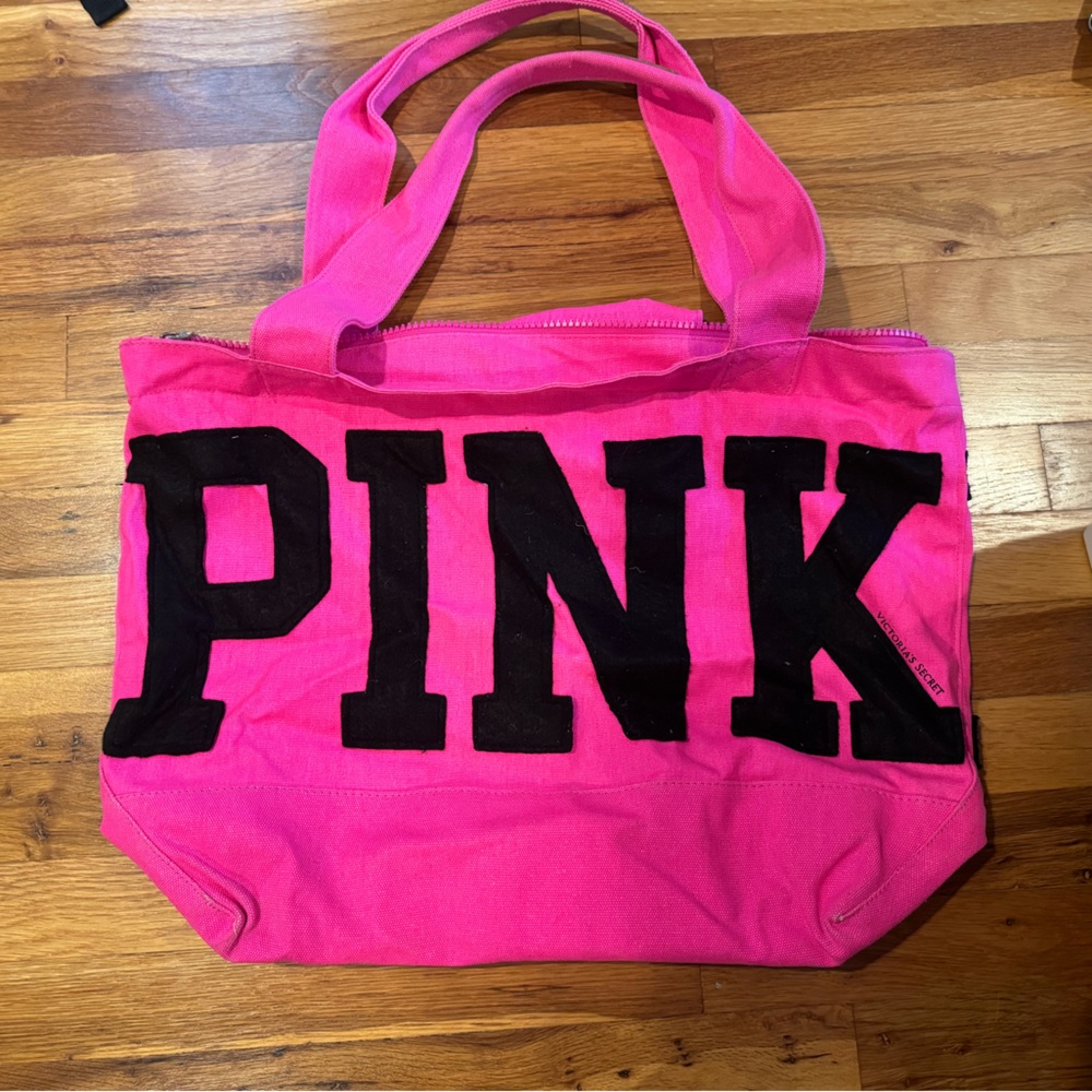 PINK Tote Bag and Blanket